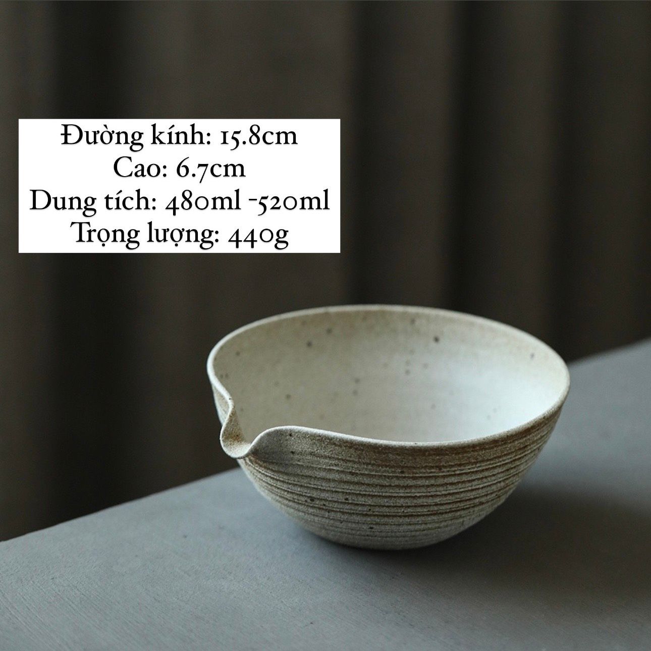 Bát Trà Gốm Thô