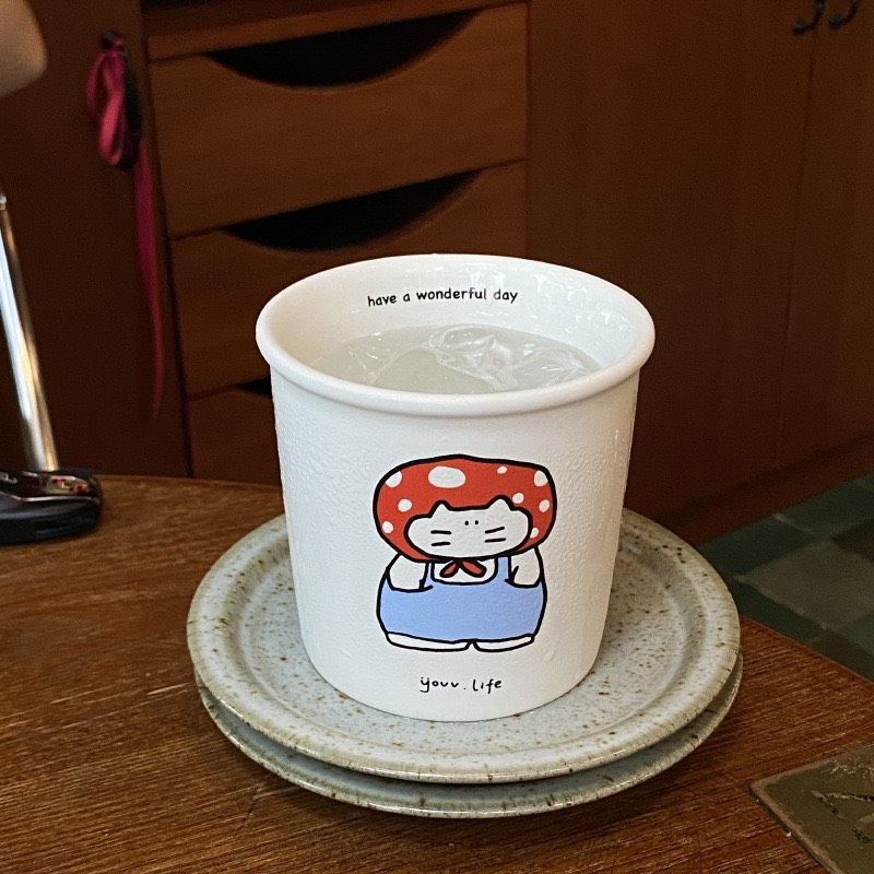 Cốc Nấm Mèo
