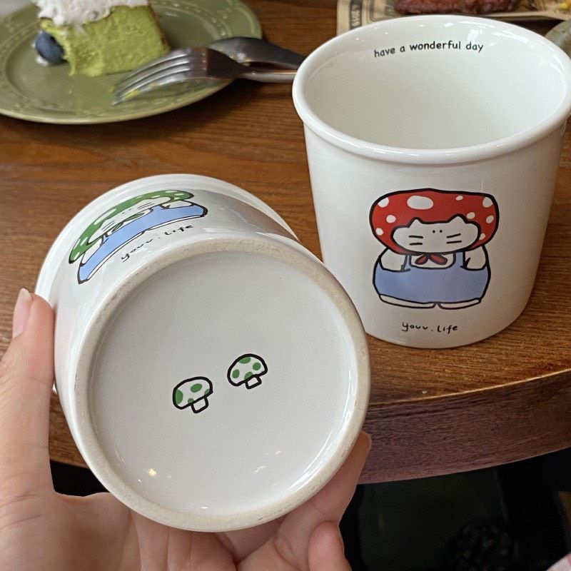 Cốc Nấm Mèo