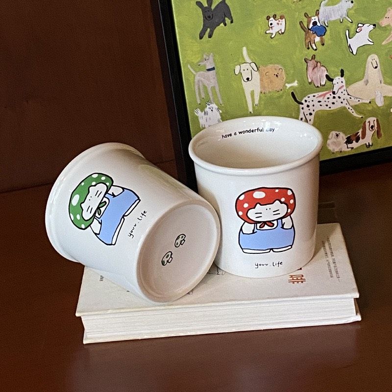 Cốc Nấm Mèo