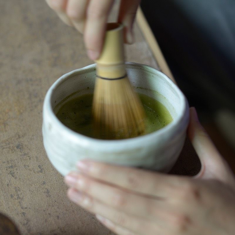 Bát Matcha Gốm Thô