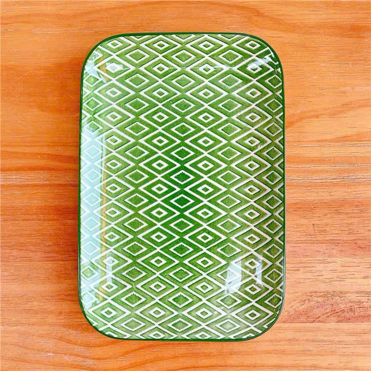 Đĩa Họa Tiết Xanh
