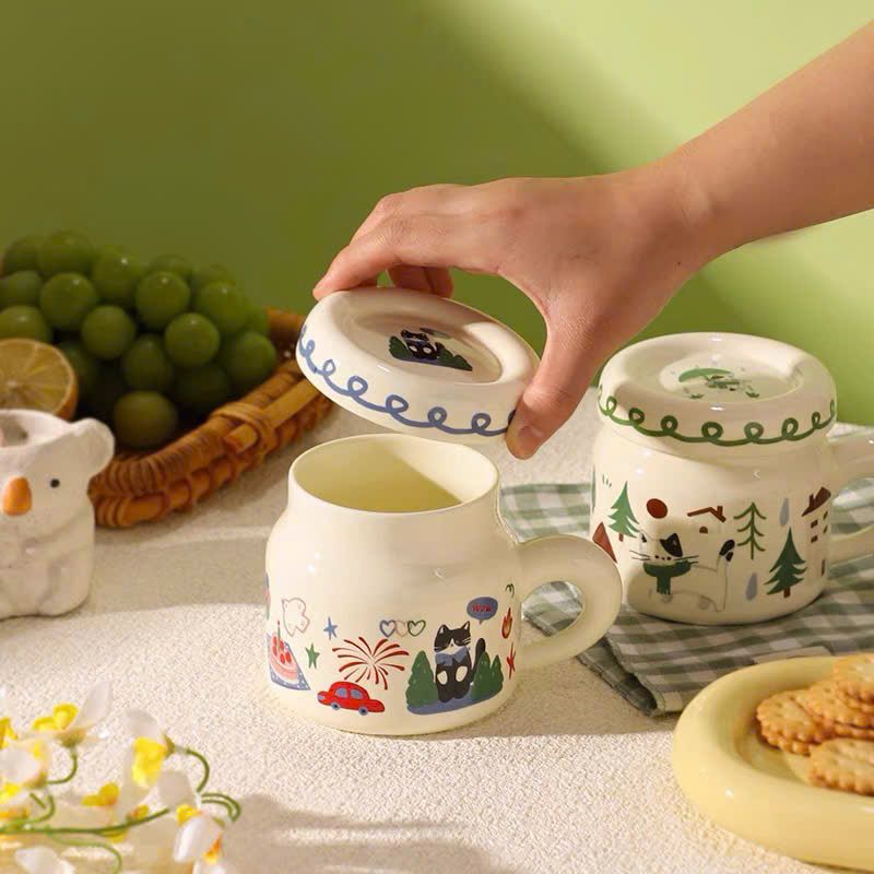 Cốc Mèo Dạo Chơi