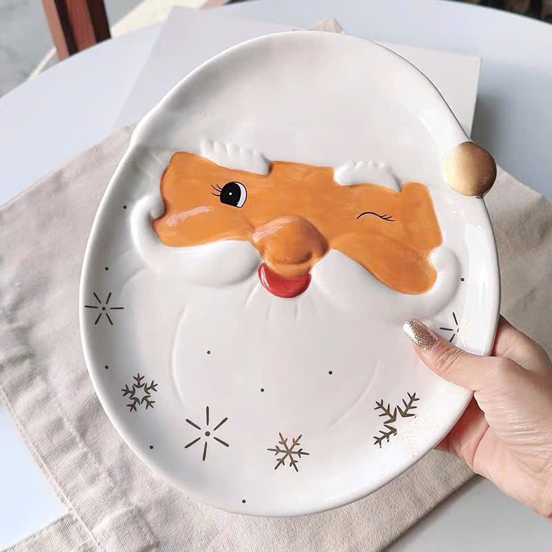 Đĩa Santa Trắng Tuyết