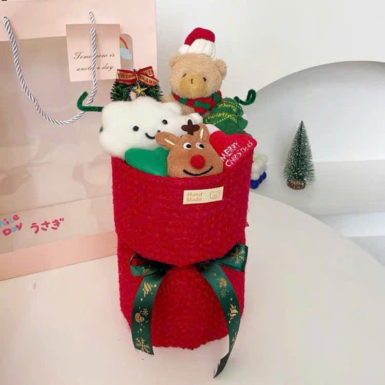 Bó Hoa Gấu Bông Xmas