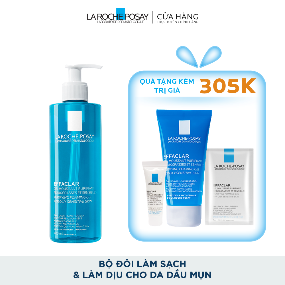 SỮA RỬA MẶT KIỂM SOÁT BÓNG NHỜN EFFACLAR GEL 400ML