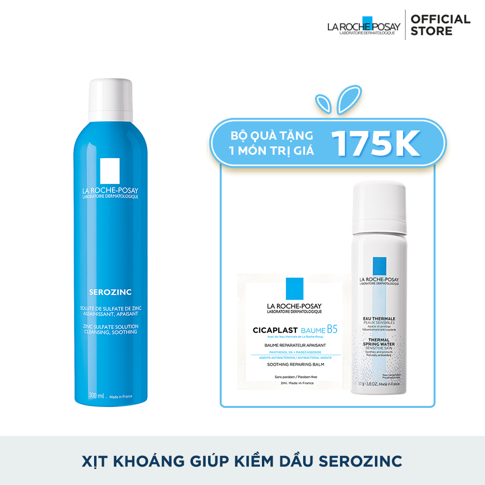 XỊT KHOÁNG GIÚP LÀM DỊU & KIỀM DẦU SEROZINC