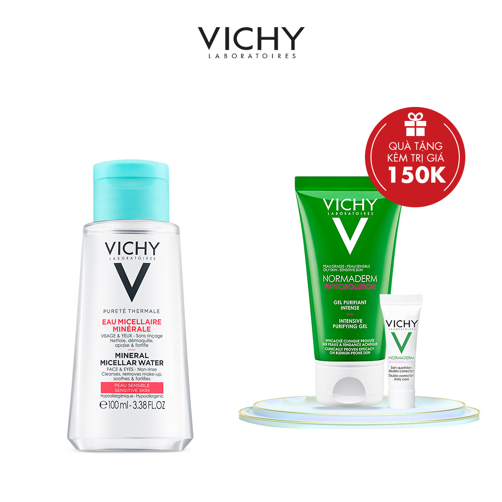 BỘ SẢN PHẨM LÀM SẠCH SÂU PURETE THERMALE MICELLAR WATER DÀNH CHO DA NHẠY CẢM 100ML