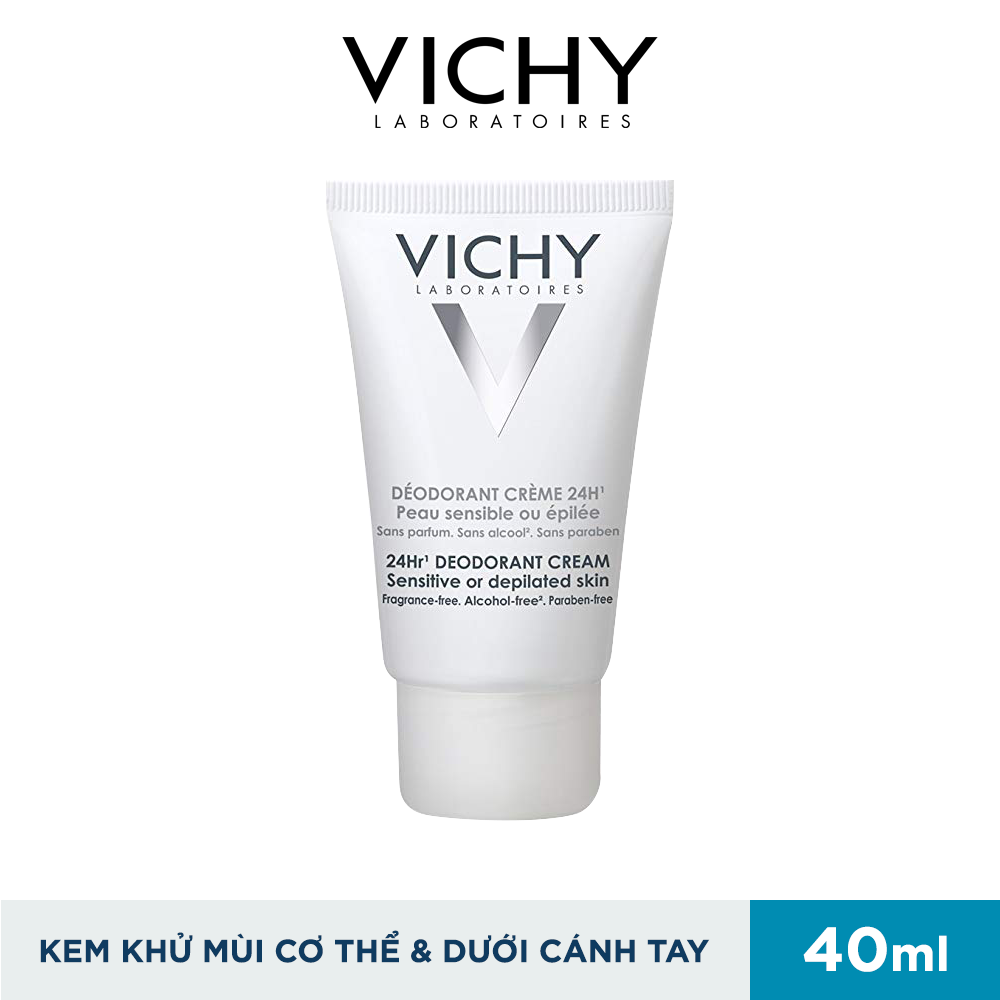 Kem Khử Mùi Cơ Thể & Dưới Cánh Tay, Dưỡng Da Mềm Mịn Suốt 24h (Cho Da Nhạy Cảm) Déodorant Cream 40ml