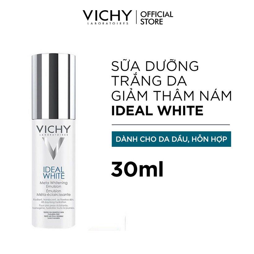 Dung Dịch Dưỡng Trắng Da & Giảm Thâm Nám Từ Sâu Bên Trong Vichy Ideal White Meta Whitening Emulsion 50ml