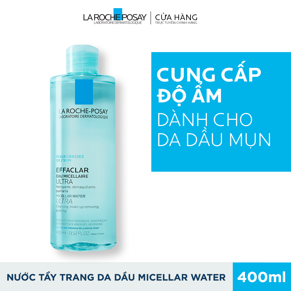 Nước tẩy trang cho da dầu & mụn nhạy cảm 400ml