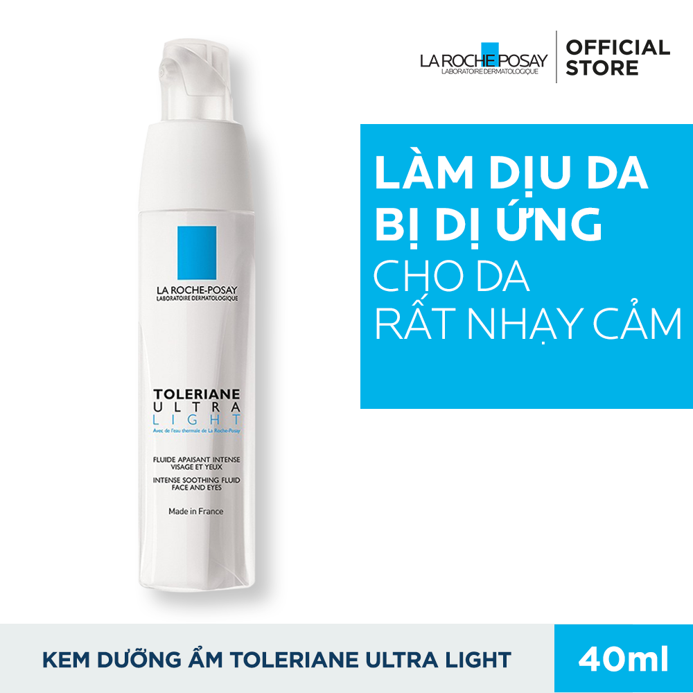 Kem dưỡng làm dịu cho da khô rất nhạy cảm Toleriane Ultra Light 40ml
