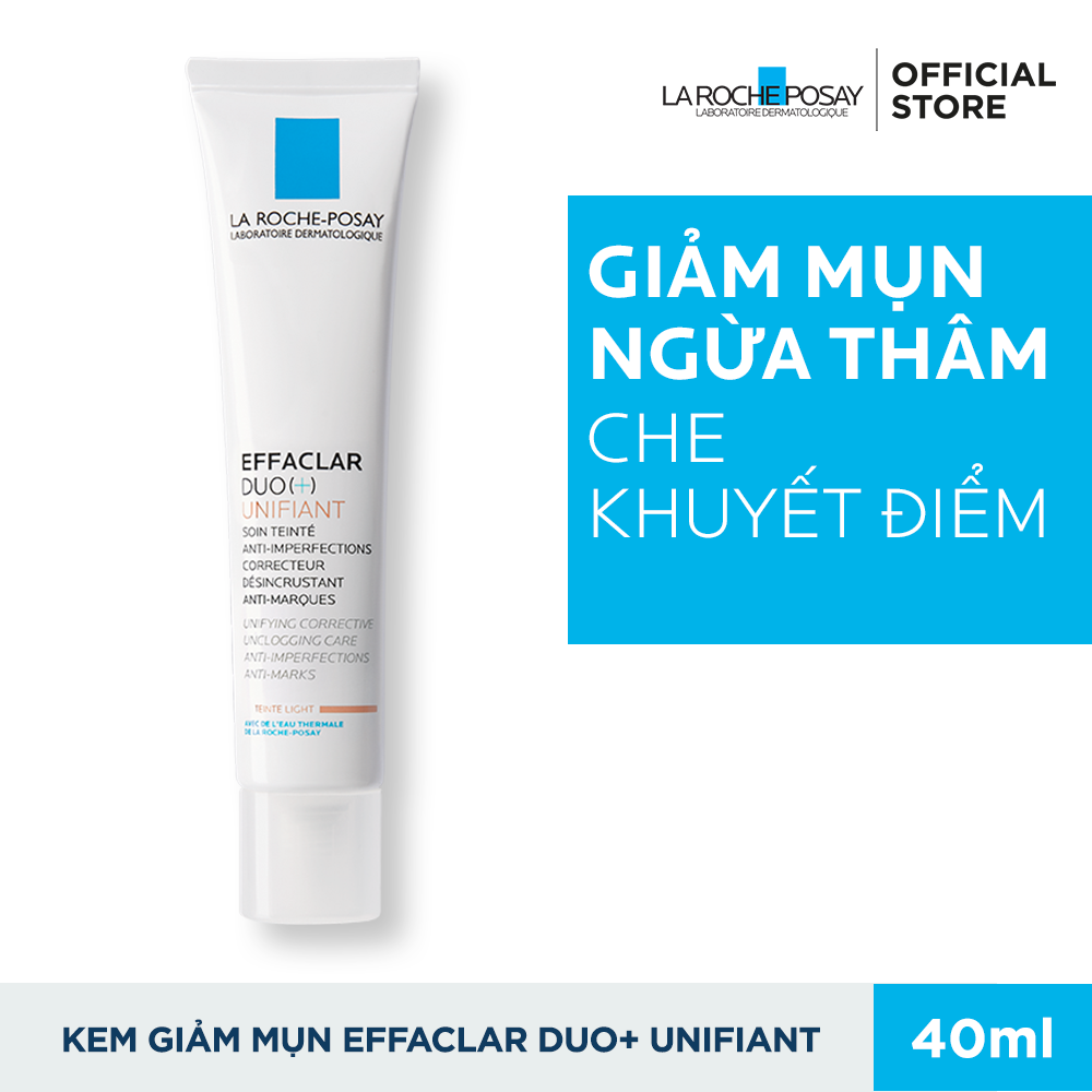 Kem dưỡng giảm mụn, ngừa thâm và che khuyết điểm Effaclar Duo+ Unifiant 40ml