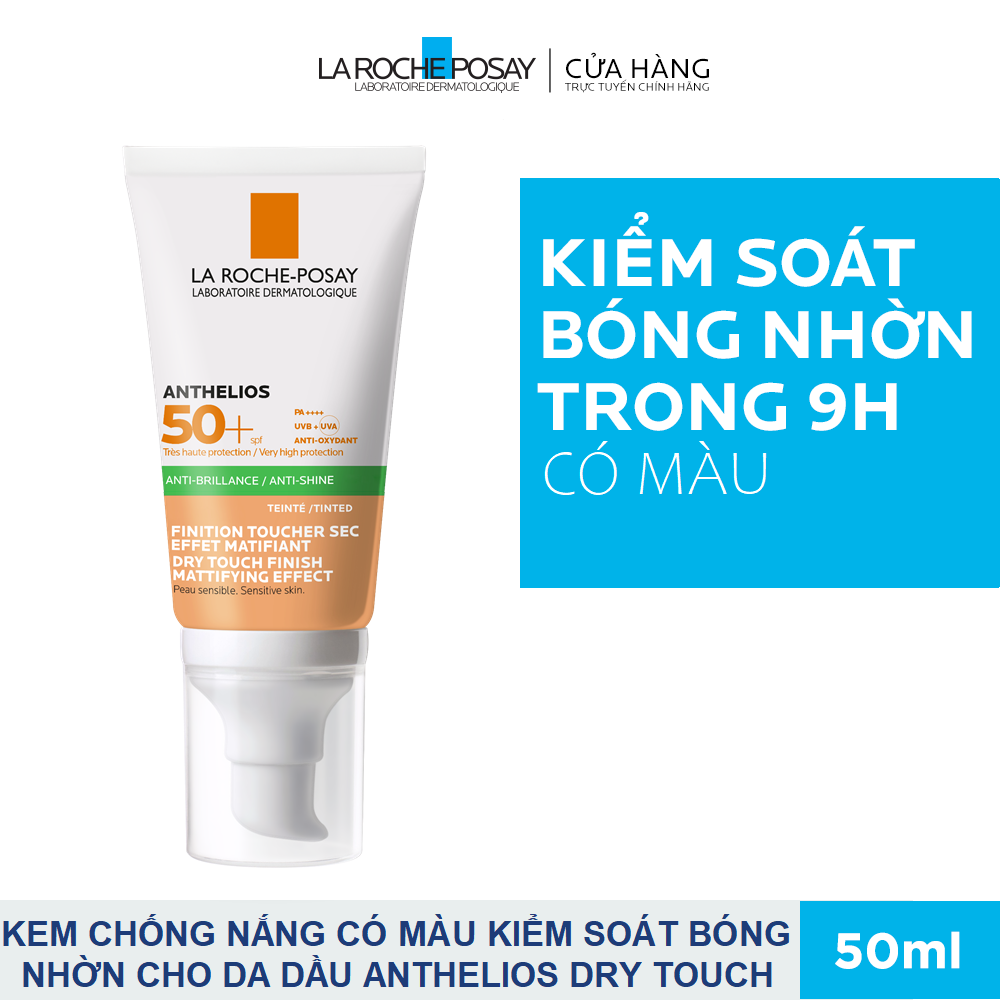 Kem chống nắng có màu cho da dầu Dry Touch SP50+ 50ml