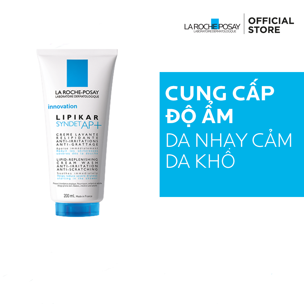 Sữa rửa mặt và Tắm La Roche Posay Lipikar Syndet AP+ 100ml