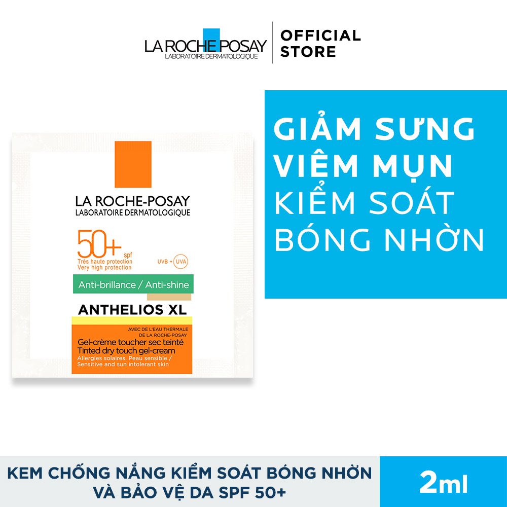 Kem Chống Nắng Kiểm Soát Bóng Nhờn Và Bảo Vệ Da SPF 50+ 2ml