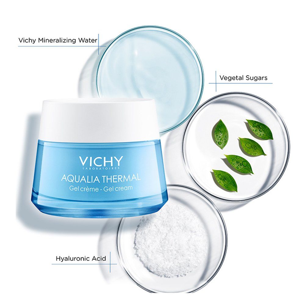 Kem Dưỡng Ẩm Và Cung Cấp Nước Dạng Gel G Vichy Aqualia Thermal Cream-Gel 50ml