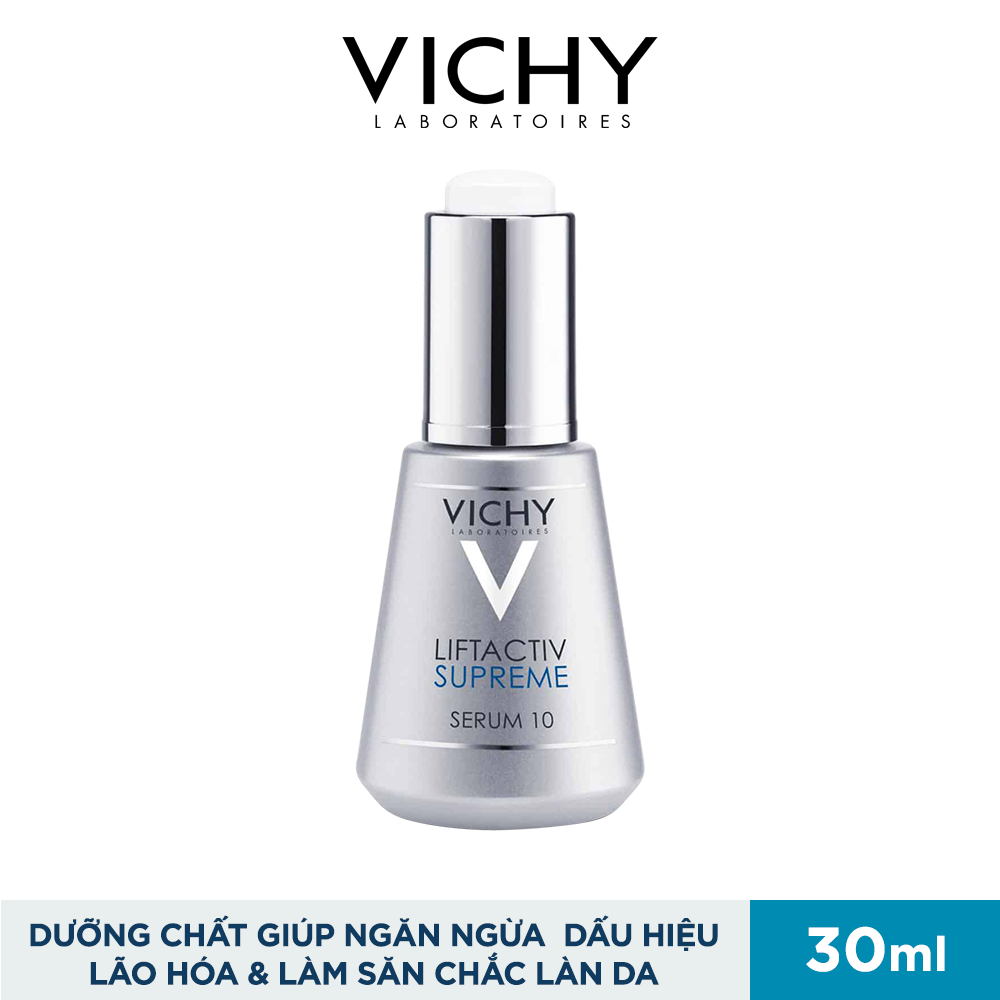 Dưỡng Chất Dưỡng Da Giúp Ngăn Ngừa 10 Dấu Hiệu Lão Hóa & Làm Săn Chắc Làn Da Vichy LiftActiv Supreme Serum 30ml