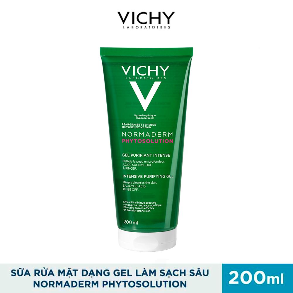 Gel Rửa Mặt Sạch Sâu Giảm Nhờn Normaderm Phytosolution 200ml