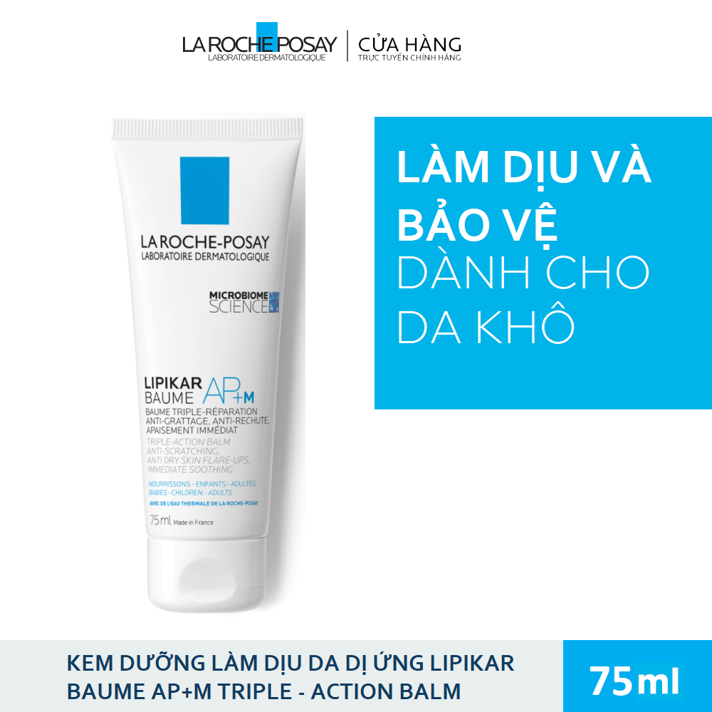 Kem dưỡng cho da khô Lipikar Baume AP+M 75ml