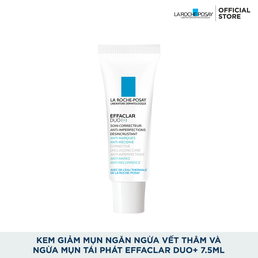 Kem giảm mụn, ngừa thâm & mụn tái phát Effaclar Duo+ 7.5ml