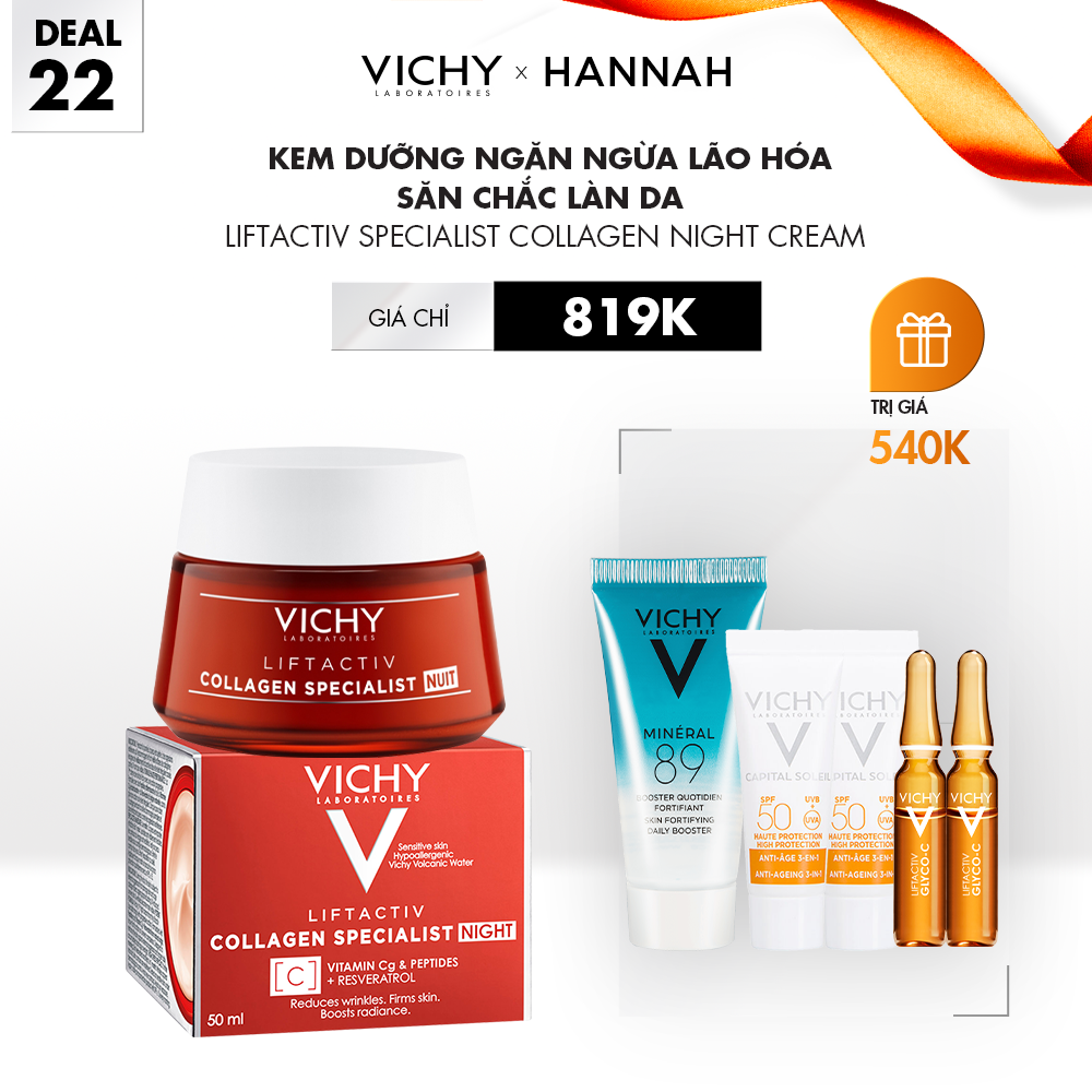 DEAL 22_KEM DƯỠNG NGĂN NGỪA LÃO HÓA, SĂN CHẮC LÀN DA LIFTACTIV SPECIALIST COLLAGEN NIGHT CREAM
