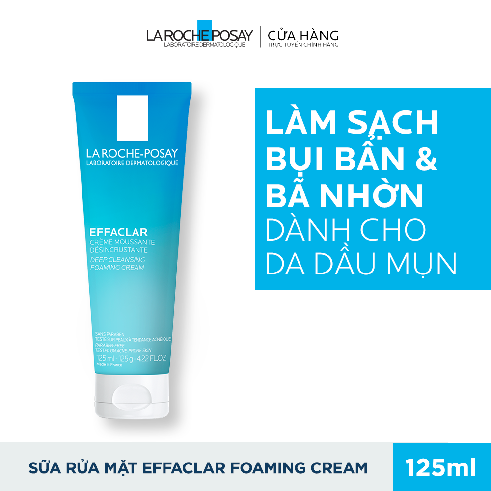 Sữa rửa mặt làm sạch sâu Effaclar Foaming Cream 125ml