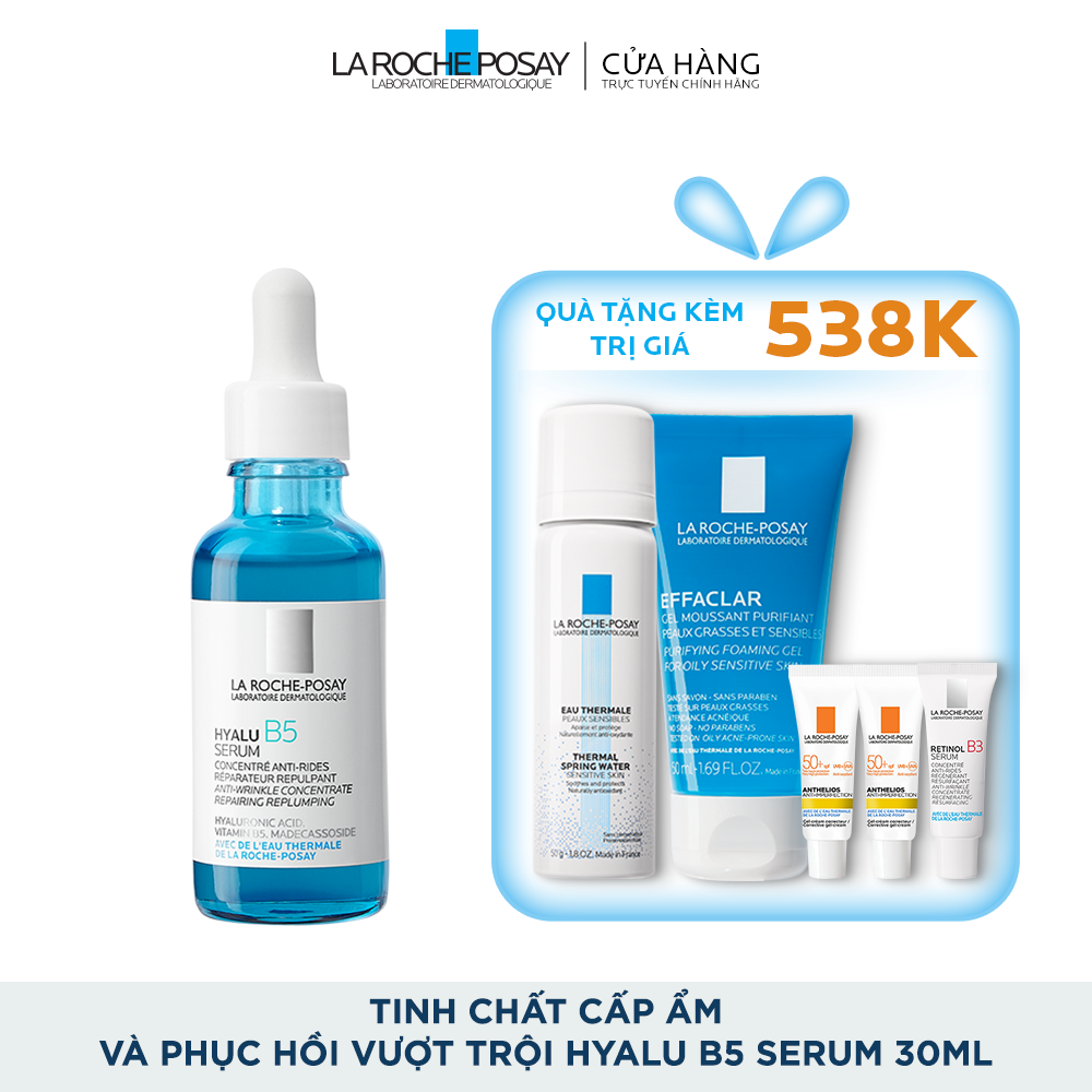 TINH CHẤT CẤP ẨM VÀ PHỤC HỒI VƯỢT TRỘI HYALU B5 SERUM 30ML