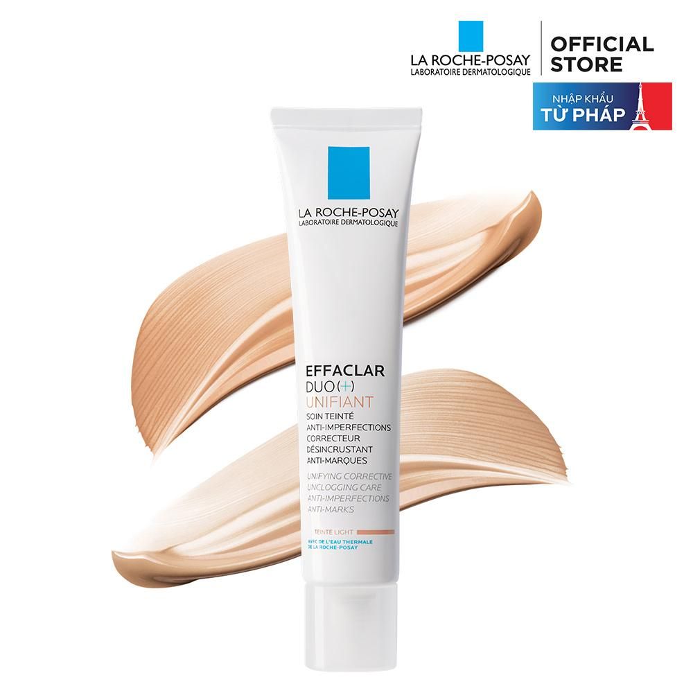 Kem dưỡng giảm mụn, ngừa thâm và che khuyết điểm Effaclar Duo+ Unifiant 40ml