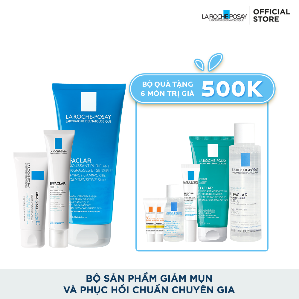 BỘ SẢN PHẨM GIẢM MỤN VÀ PHỤC HỒI CHUẨN CHUYÊN GIA