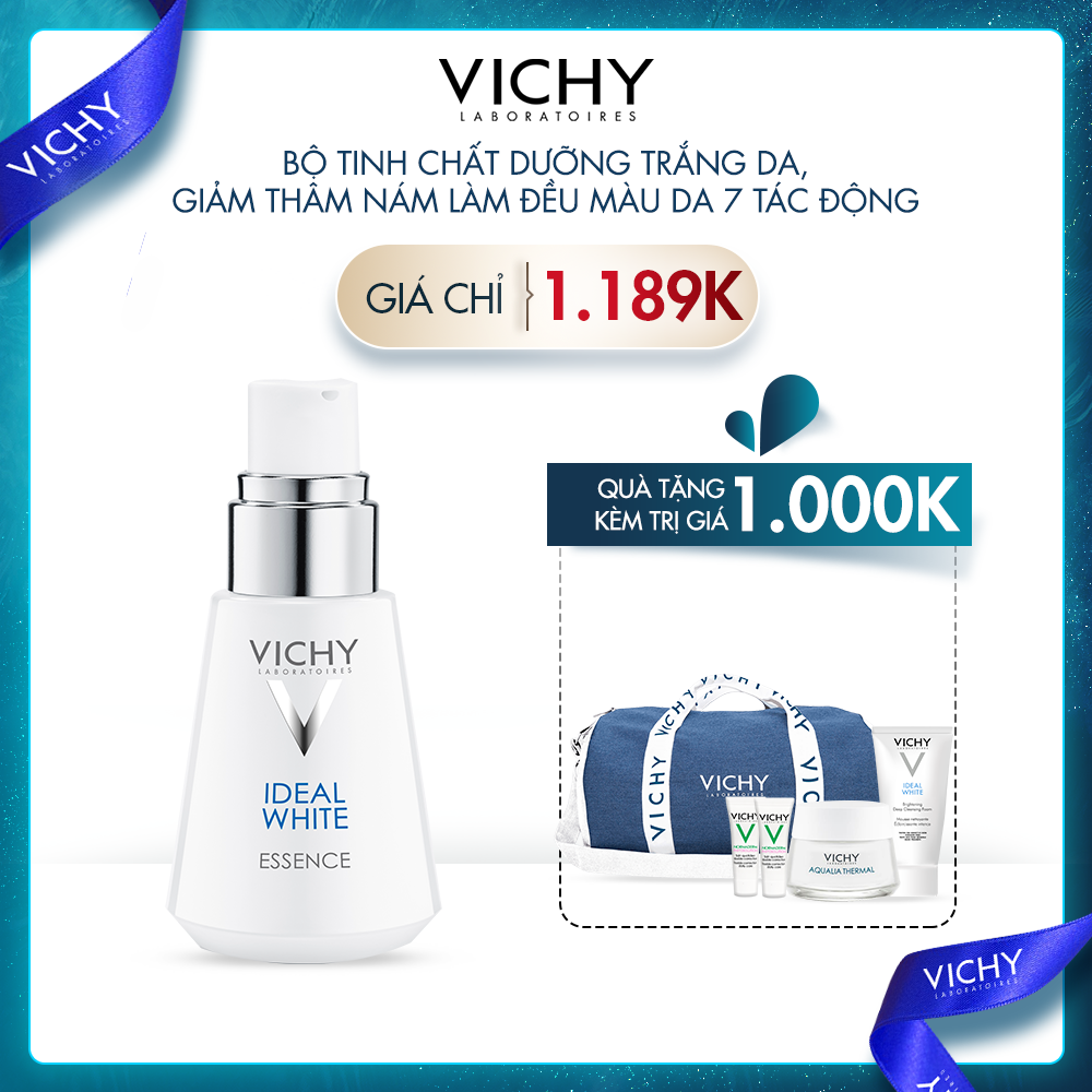 BỘ TINH CHẤT DƯỠNG TRẮNG DA, GIẢM THÂM NÁM LÀM ĐỀU MÀU DA 7 TÁC ĐỘNG IDEAL WHITE