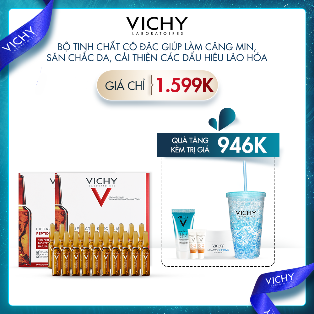 BỘ TINH CHẤT LIFTACTIV SPECIALIST PEPTIDE-C CÔ ĐẶC GIÚP LÀM CĂNG MỊN, SĂN CHẮC DA, CẢI THIỆN CÁC DẤU HIỆU LÃO HÓA