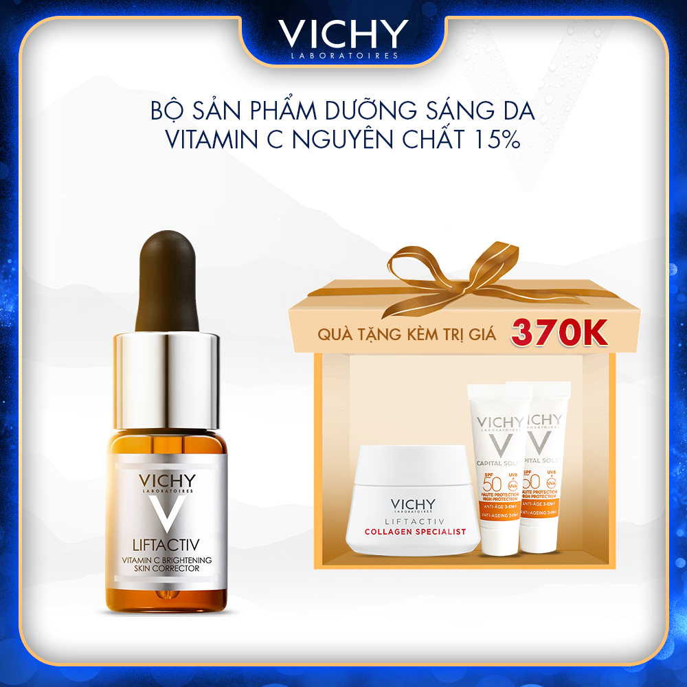 BỘ SẢN PHẨM DƯỠNG SÁNG DA VITAMIN C NGUYÊN CHẤT 15%