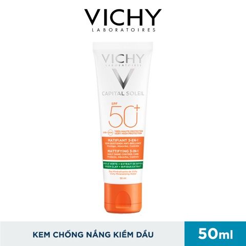 BỘ SẢN PHẨM CHỐNG NẮNG CHỐNG Ô NHIỄM VÀ BỤI MỊN, KIỂM SOÁT DẦU DÀNH CHO DA DẦU MỤN CAPITAL SOLEIL MATTIFYING
