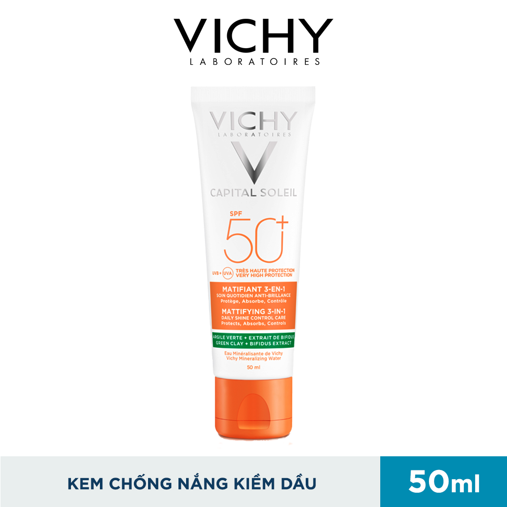 Kem Chống Nắng Chống Ô Nhiễm Và Bụi Mịn Hàng Ngày SPF50+ Chống Tia UVA UVB 50ml