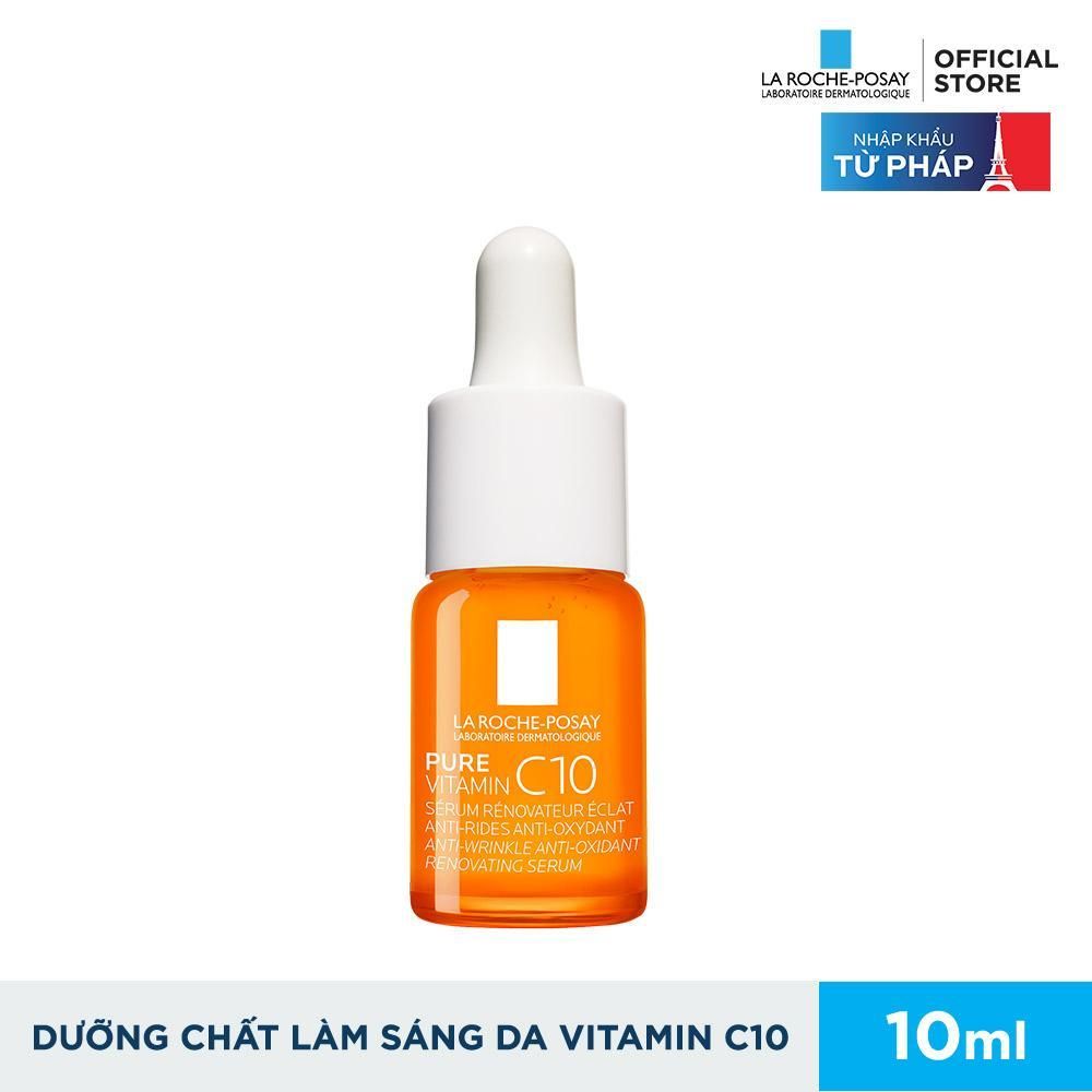 Dưỡng chất giúp làm sáng & cải thiện sắc tốc da La Roche-Posay Pure Vitamin C10 Mini 10ml Inter