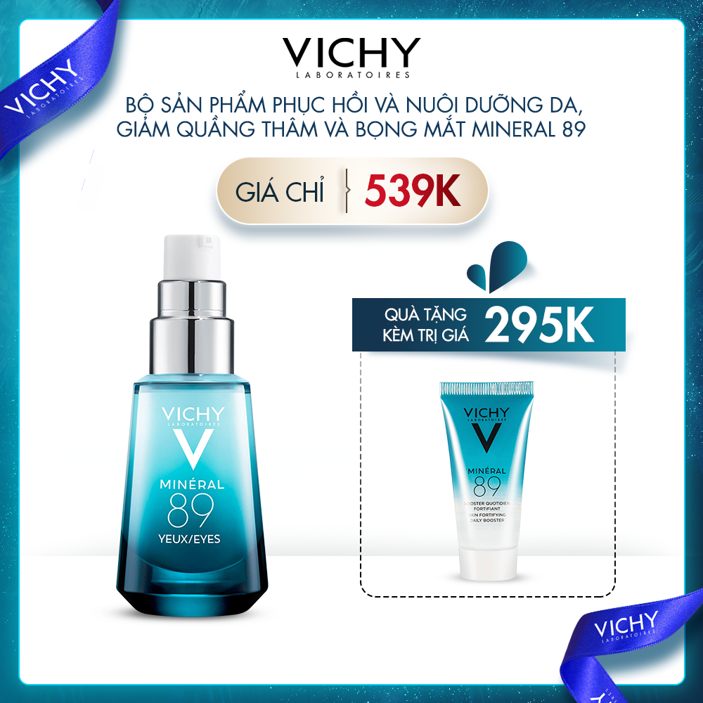 DEAL 19 - BỘ SẢN PHẨM PHỤC HỒI VÀ NUÔI DƯỠNG DA, GIẢM QUẦNG THÂM VÀ BỌNG MẮT MINERAL 89
