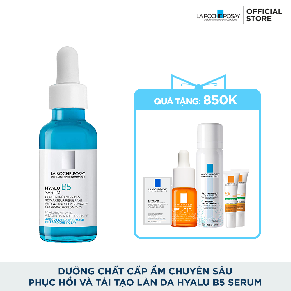 BỘ DƯỠNG CHẤT CẤP ẨM CHUYÊN SÂU, PHỤC HỒI TÁI TẠO LÀN DA HYALU B5 SERUM VÀ GIẢM THÂM NÁM PURE VITAMIN C10