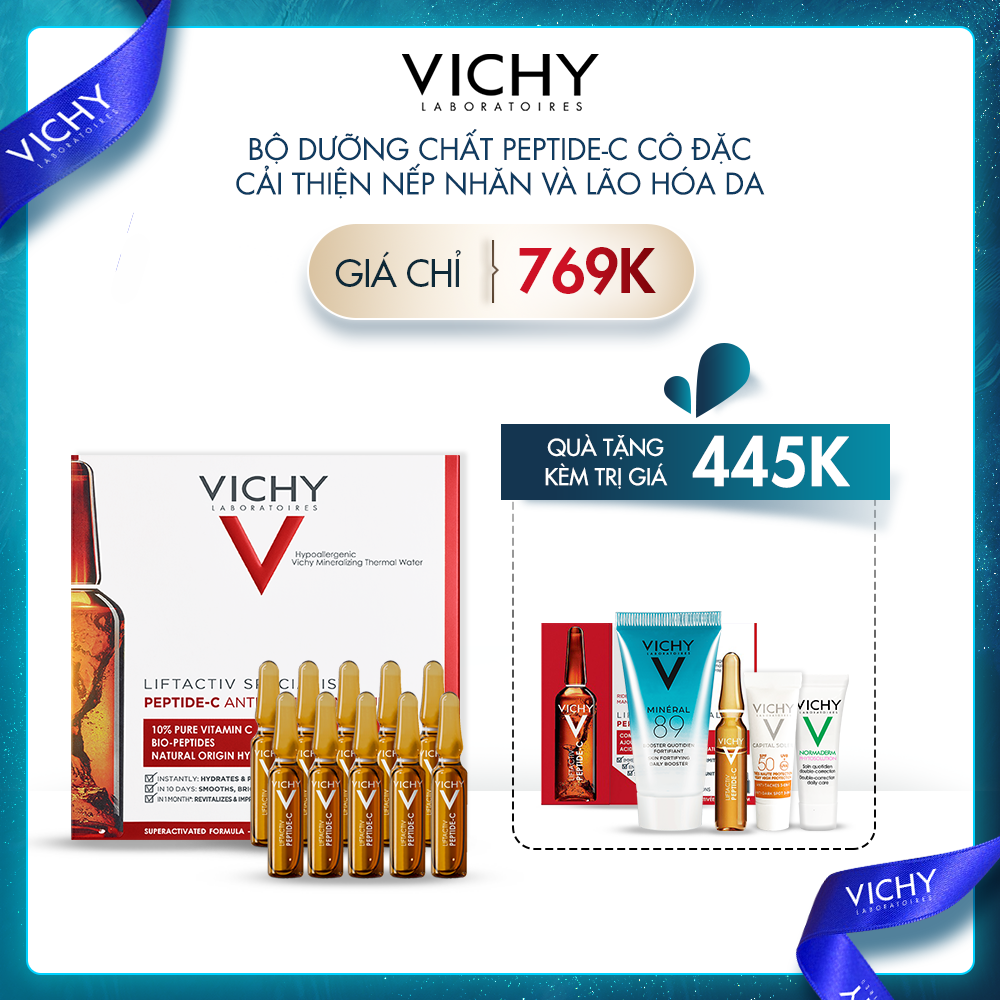 DEAL 5 - BỘ DƯỠNG CHẤT PEPTIDE-C CÔ ĐẶC CẢI THIỆN NẾP NHĂN VÀ LÃO HÓA DA