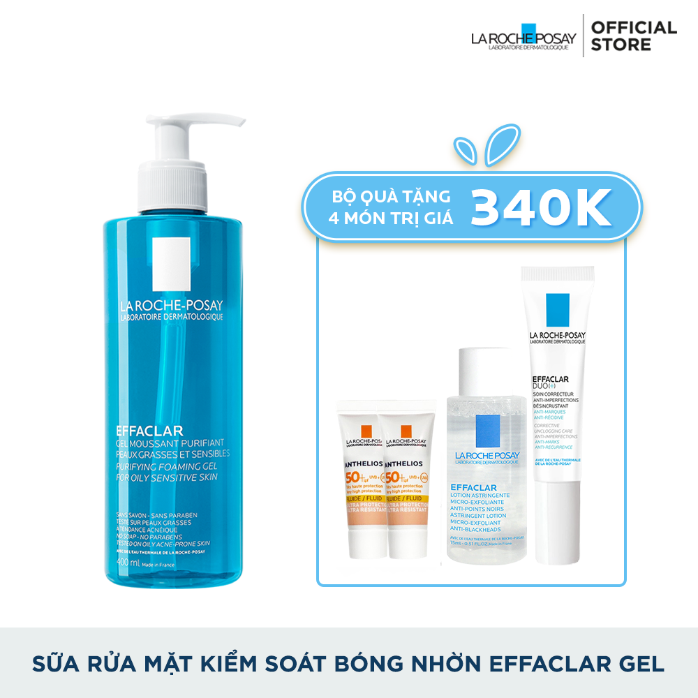 SỮA RỬA MẶT KIỂM SOÁT BÓNG NHỜN EFFACLAR GEL