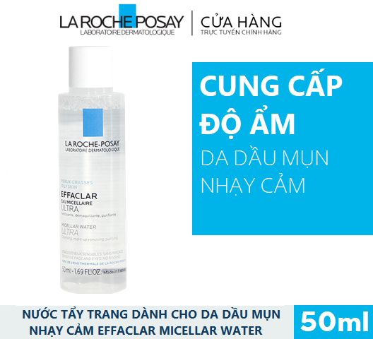 Nước tẩy trang cho da dầu & mụn nhạy cảm 50ml