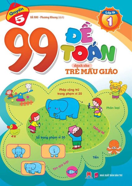 99 đề toán dành cho trẻ mẫu giáo – lớp lá 1