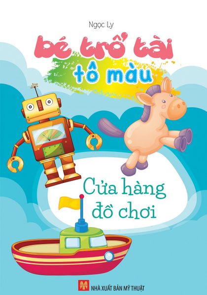 Bé trổ tài tô màu: Cửa hàng đồ chơi