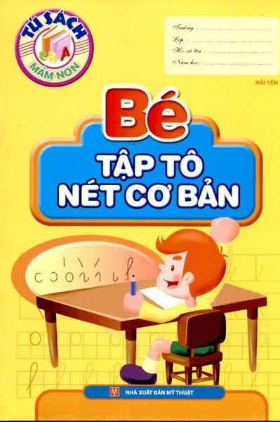 Bé tập tô nét cơ bản
