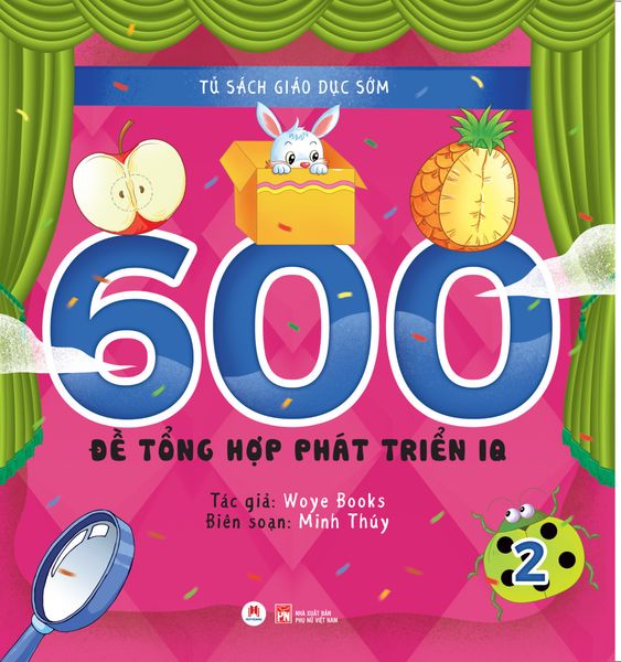 Tủ sách giáo dục sớm - 600 đề toán vui phát triển tư duy (Tập 2)