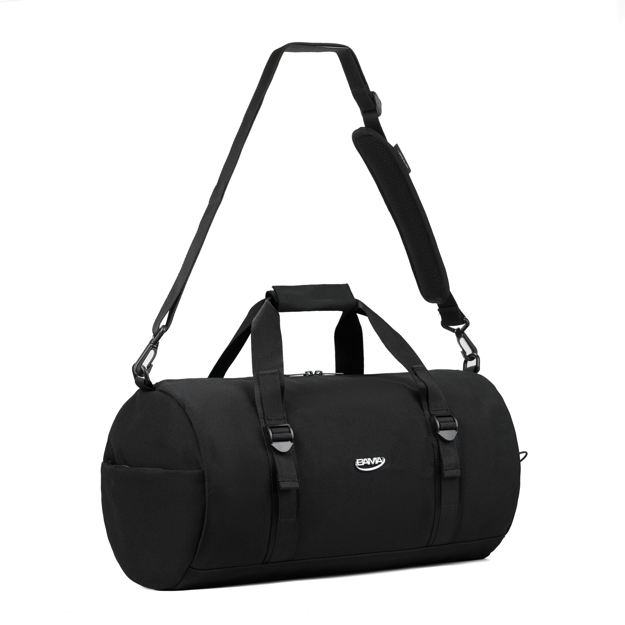 All Black Duffle Bag ABD06