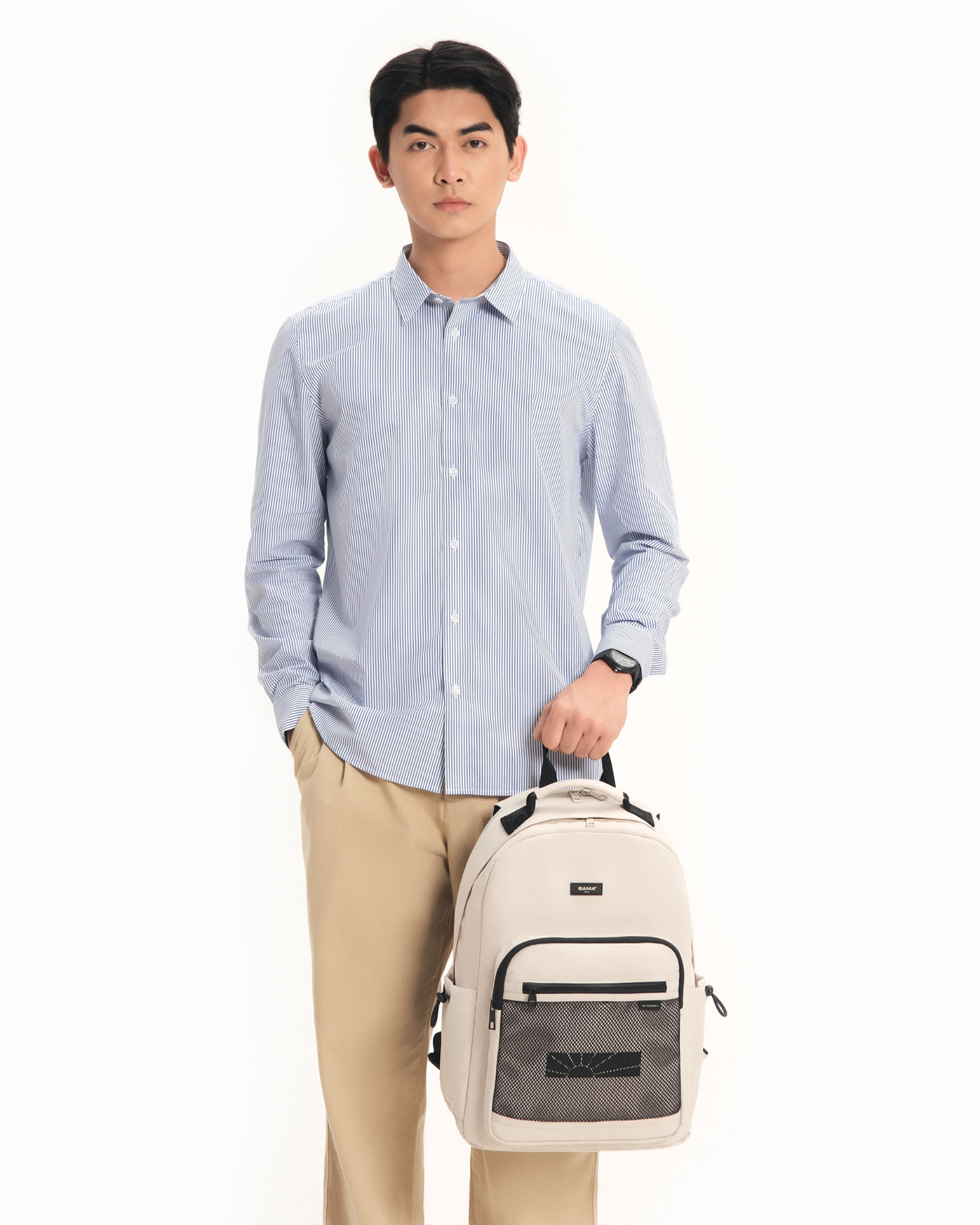 Balo BAMA Mesh Fabric Backpack MF103