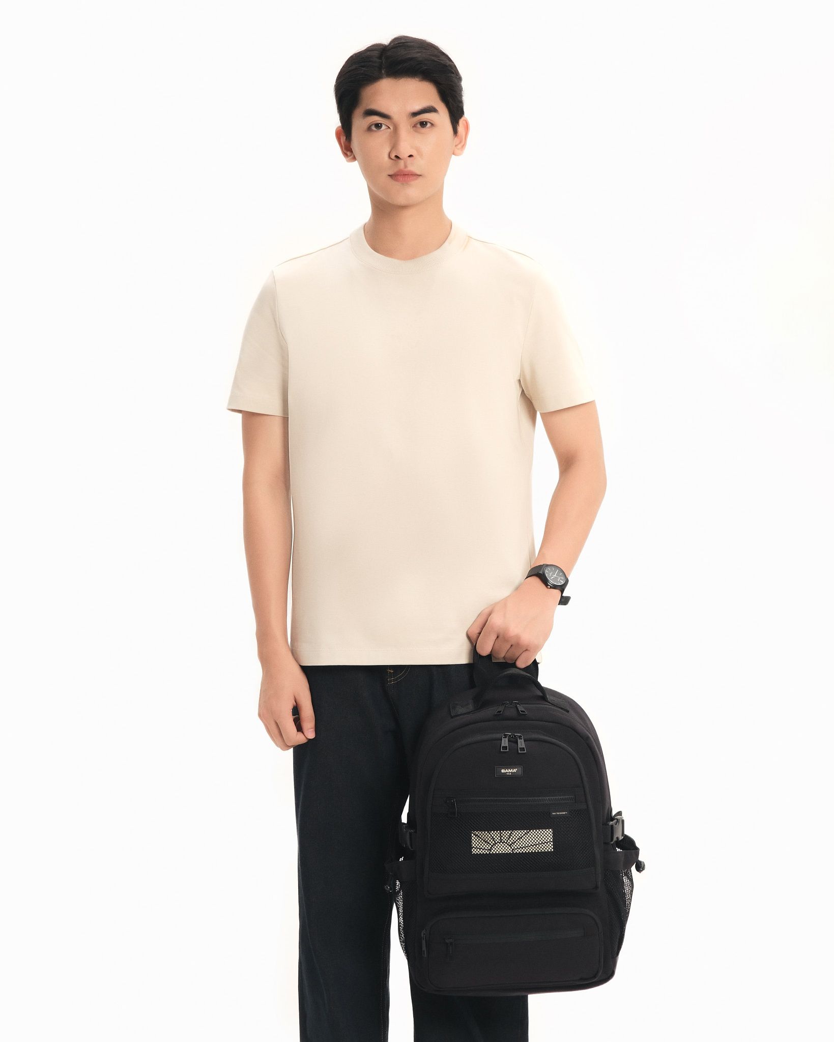 Balo BAMA Mesh Fabric Backpack MF102
