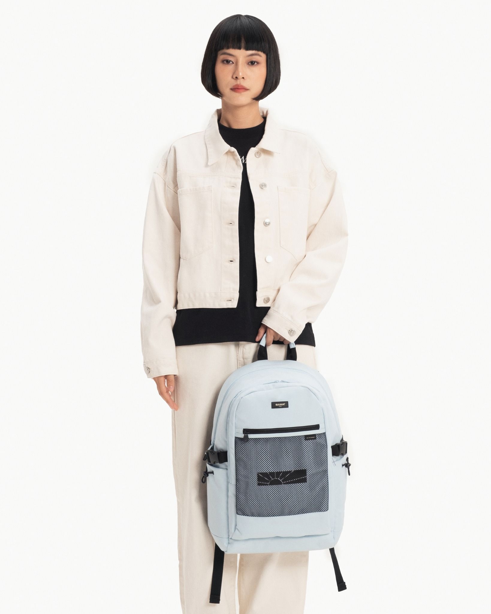 Balo BAMA Mesh Fabric Backpack MF104