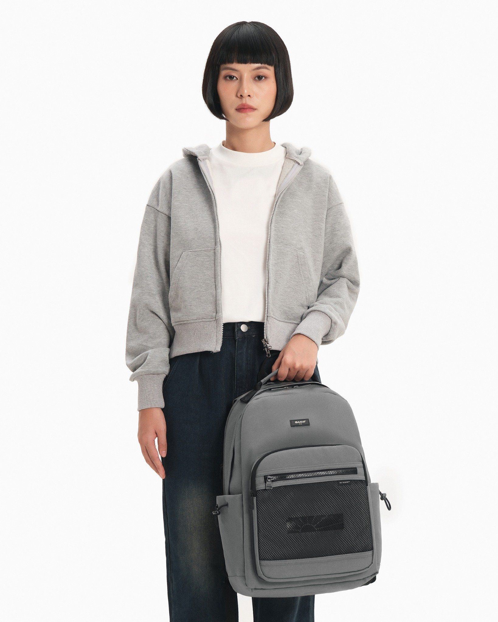 Balo BAMA Mesh Fabric Backpack MF103